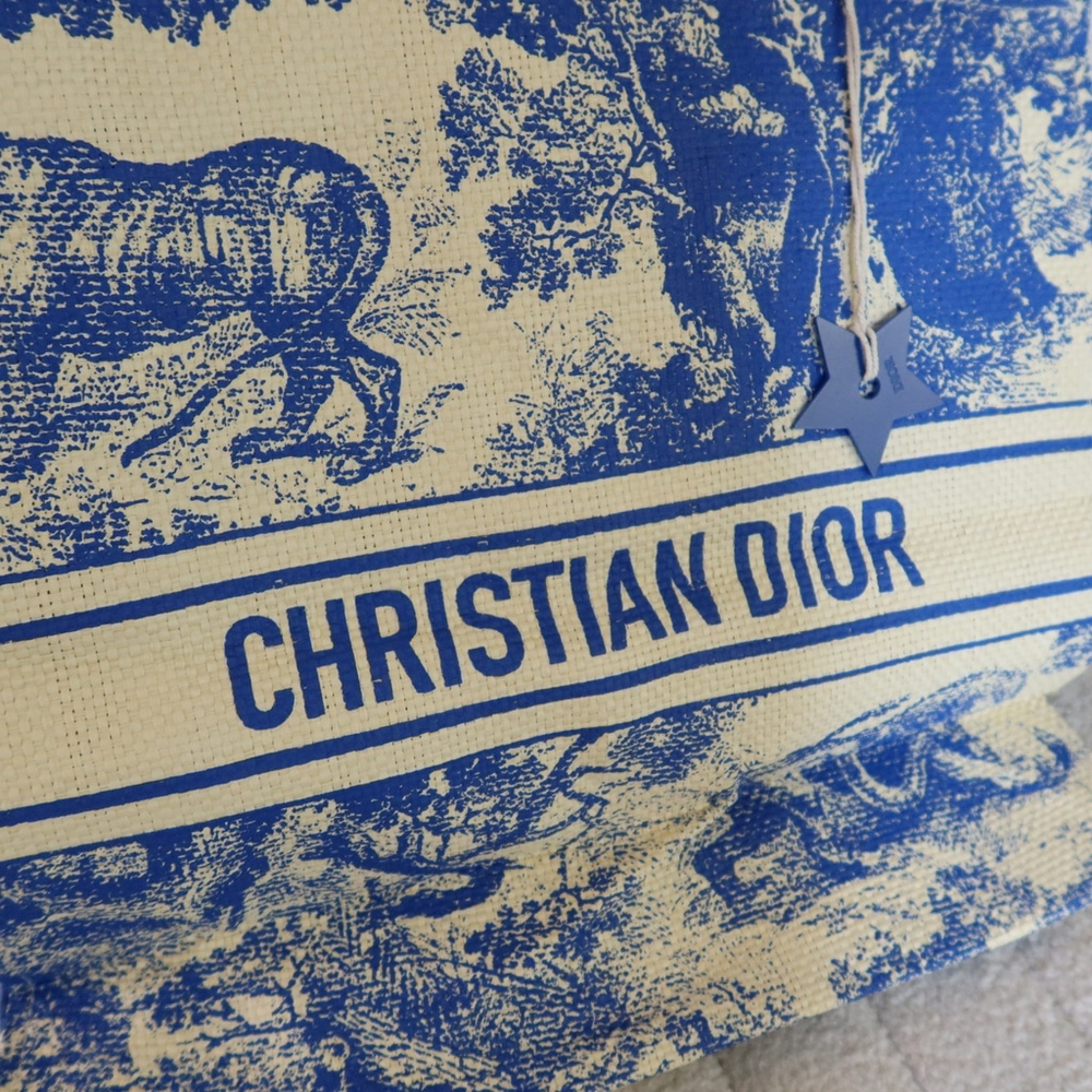 Christian Dior Dioriviera GWP Straw Tote - Picture 2 of 10